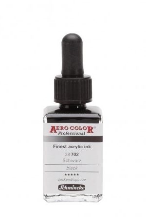 Tinta acrílica Aero Color Professional Schmincke - Negro