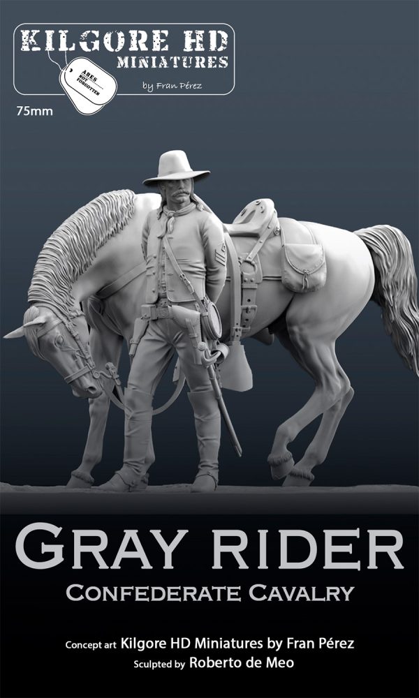 Gray Rider - Confederate Cavalry