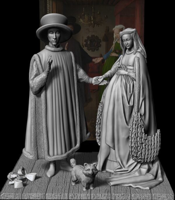 Jan Van Eyck "The Arnolfini Portrait" - Imagen 4