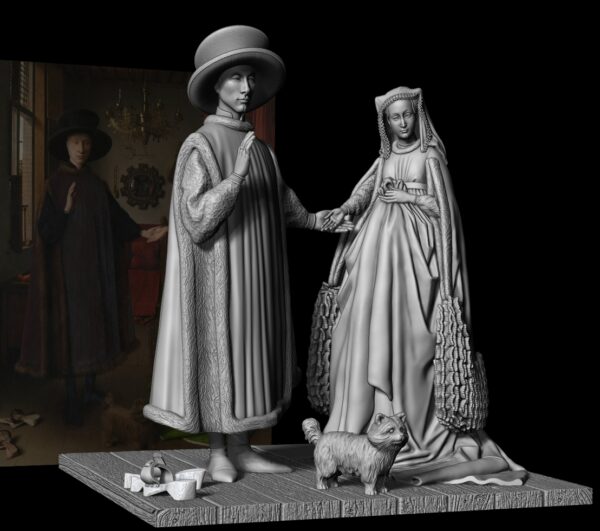 Jan Van Eyck "The Arnolfini Portrait" - Imagen 3